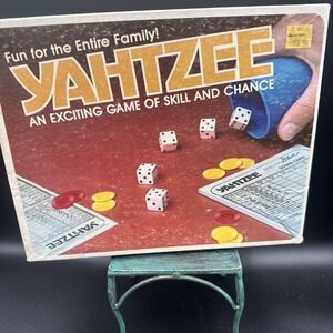 1980 Yahtzee - Dice Game of Skill and Chance - E.S. Lowe -  Vintage